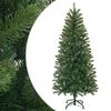 vidaXL Árbol de Navidad artificial Verde 150 cm PVC, PE y acero