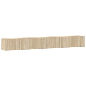 vidaXL Set de muebles para TV 3 pzas madera contrachapada roble sonoma