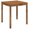 vidaXL Mesa de cena de jard&iacute;n Natural 70 x 68,5 x 75 cm