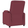 vidaXL Sill&oacute;n reclinable el&eacute;ctrico tela rojo tinto