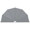 vidaXL Toldo lateral plegable terraza gris 200 cm