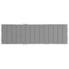 vidaXL Coj&iacute;n de tumbona de tela Oxford gris 200x70x3 cm
