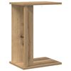 vidaXL Mesa Auxiliar Roble artisan 35 x 25 x 50 cm
