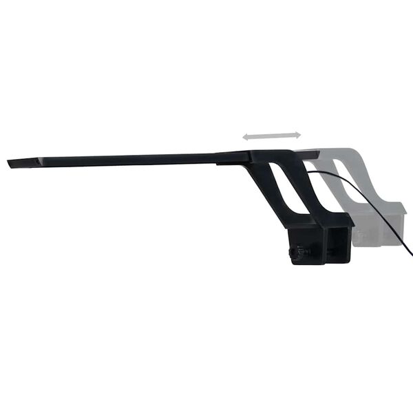 vidaXL Luz LED para acuario con abrazadera azul y blanco 35-55 cm