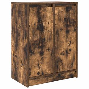 vidaXL Aparador roble ahumado 57x34x76 cm madera de ingenier&iacute;a