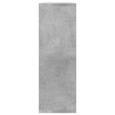 vidaXL Estantes de pared de contrachapada gris hormigón 104x20x58,5 cm