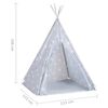 vidaXL Tienda tipi para ni&ntilde;os con bolsa poli&eacute;ster gris 115x115x160 cm