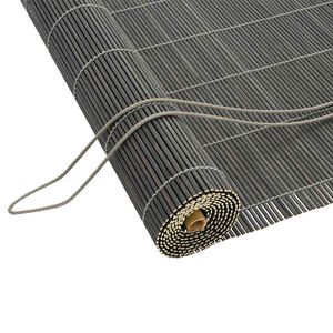 vidaXL Estor enrollable Gris 150 x 220 cm Bamb&uacute;