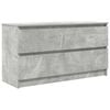 vidaXL Mueble de TV madera de ingenier&iacute;a gris hormig&oacute;n 100x35x54 cm