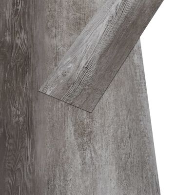 vidaXL Lamas para suelo de PVC autoadhesivas madera a rayas 5,02m² 2mm