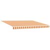 vidaXL Toldo Retr&aacute;ctil Manual Amarillo y Naranja 400 x 300 cm