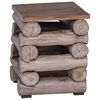 vidaXL Taburete Natural Madera de teca maciza