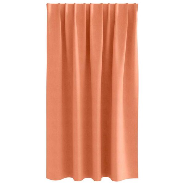 vidaXL Cortinas Opacas con Anillas 2 pcs Terracota 140 x 140 cm