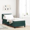 vidaXL Cama tipo Box Spring Verde oscuro 200 x 80 cm Terciopelo