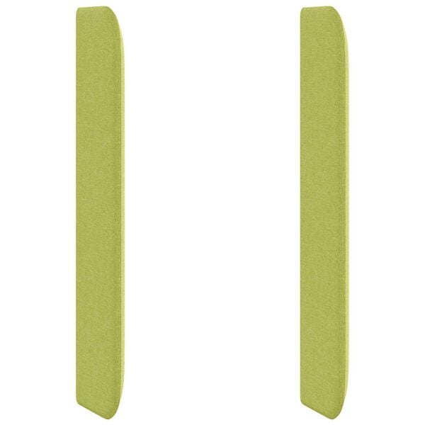 vidaXL Oreja de cabecero Gris 80 x 16 x 4 cm tela