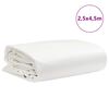 vidaXL Lona blanca 2,5x4,5 m 650 g/m&sup2;
