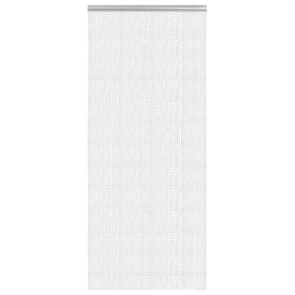 vidaXL Mosquitera de cadena para puerta aluminio 90x220 cm