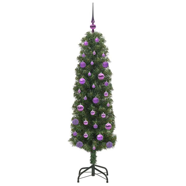 vidaXL &Aacute;rbol de Navidad artificial Verde 150 cm PVC, Acero y Pl&aacute;stico