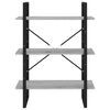 vidaXL Estanter&iacute;a madera contrachapada gris Sonoma 80x30x105 cm