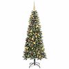 vidaXL &Aacute;rbol de Navidad artificial Verde 180 cm PVC, Pl&aacute;stico y Acero