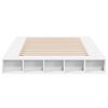 vidaXL Estructura de cama madera de ingeniería blanca 140x200 cm
