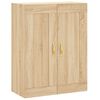 vidaXL Aparador alto madera contrachapada color roble 69,5x34x180 cm