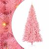 vidaXL &Aacute;rbol de Navidad con 300 LED con soporte Rosa 240 cm PVC