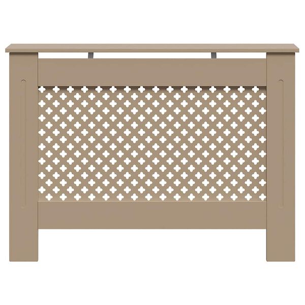vidaXL Cubierta para radiador MDF 112x19x81,5cm