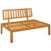 vidaXL Set de sof&aacute;s de palets de jard&iacute;n 6 pzas madera maciza de acacia