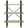 vidaXL Estanter&iacute;a madera contrachapada roble Sonoma 80x30x105 cm