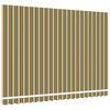 vidaXL Tela de Repuesto para Toldos Verde y amarillo 430 x 345 cm