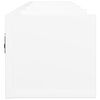 vidaXL Muebles de pared 2 uds madera ingenier&iacute;a blanco 99x18x16,5 cm