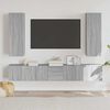 vidaXL Set de muebles para TV 5 pzas madera contrachapada gris Sonoma