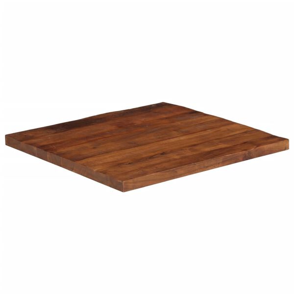 vidaXL Tablero de mesa cuadrado madera maciza reciclada 70x70x3,8 cm