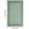 vidaXL Alfombra de exterior ARAKIL PP verde 190x290 cm