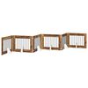 vidaXL Puerta para perros plegable con soportes 6 uds. 482 cm