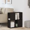 vidaXL Conjunto de mueble de TV Negro 60 x 24 x 63 cm