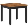 vidaXL Mesa de centro Natural y negro 40 x 40,5 x 36 cm