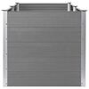 vidaXL Arriate de WPC gris 250x100x91 cm