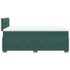 vidaXL Cama box spring con colch&oacute;n terciopelo verde oscuro 120x200 cm