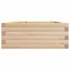 vidaXL Jardinera de madera maciza de pino 90x60x23 cm
