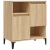 vidaXL Aparadores 3 uds madera contrachapada roble Sonoma 60x35x70 cm