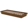 vidaXL Estructura de cama individual sin colch&oacute;n madera marr&oacute;n miel