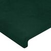 vidaXL Estructura cama sin colch&oacute;n terciopelo verde oscuro 120x200 cm