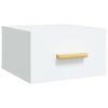vidaXL Mesitas de noche de pared 2 uds blanco 35x35x20 cm