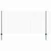 vidaXL Valla Euro con Poste 10 x 1,2 m Acero recubierto de PVC Verde