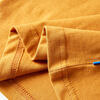 Camiseta infantil de manga larga ocre oscuro 104