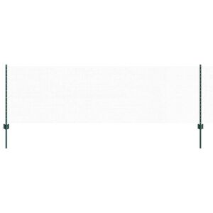 vidaXL Valla hexagonal con poste 50 x 0,8 m Acero recubierto de PVC