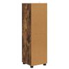 vidaXL Gabinete de Baño con cajón Roble ahumado 30,5 x 30 x 101 cm