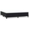 vidaXL Cama box spring sin colch&oacute;n terciopelo negro 200x220 cm